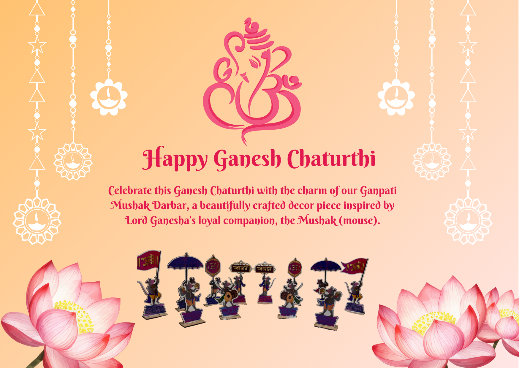 Ganpati Mushak Darbar – A Divine Festive Accent