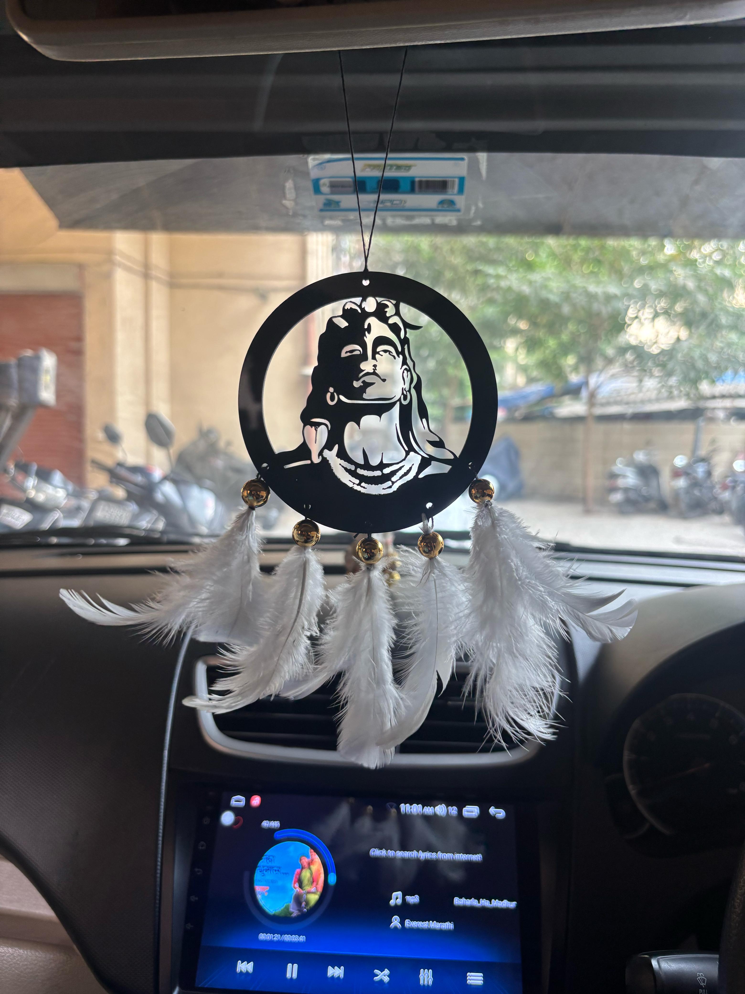 Adiyogi Shiva Mahakaal Car & wall Hanging Handmade Black