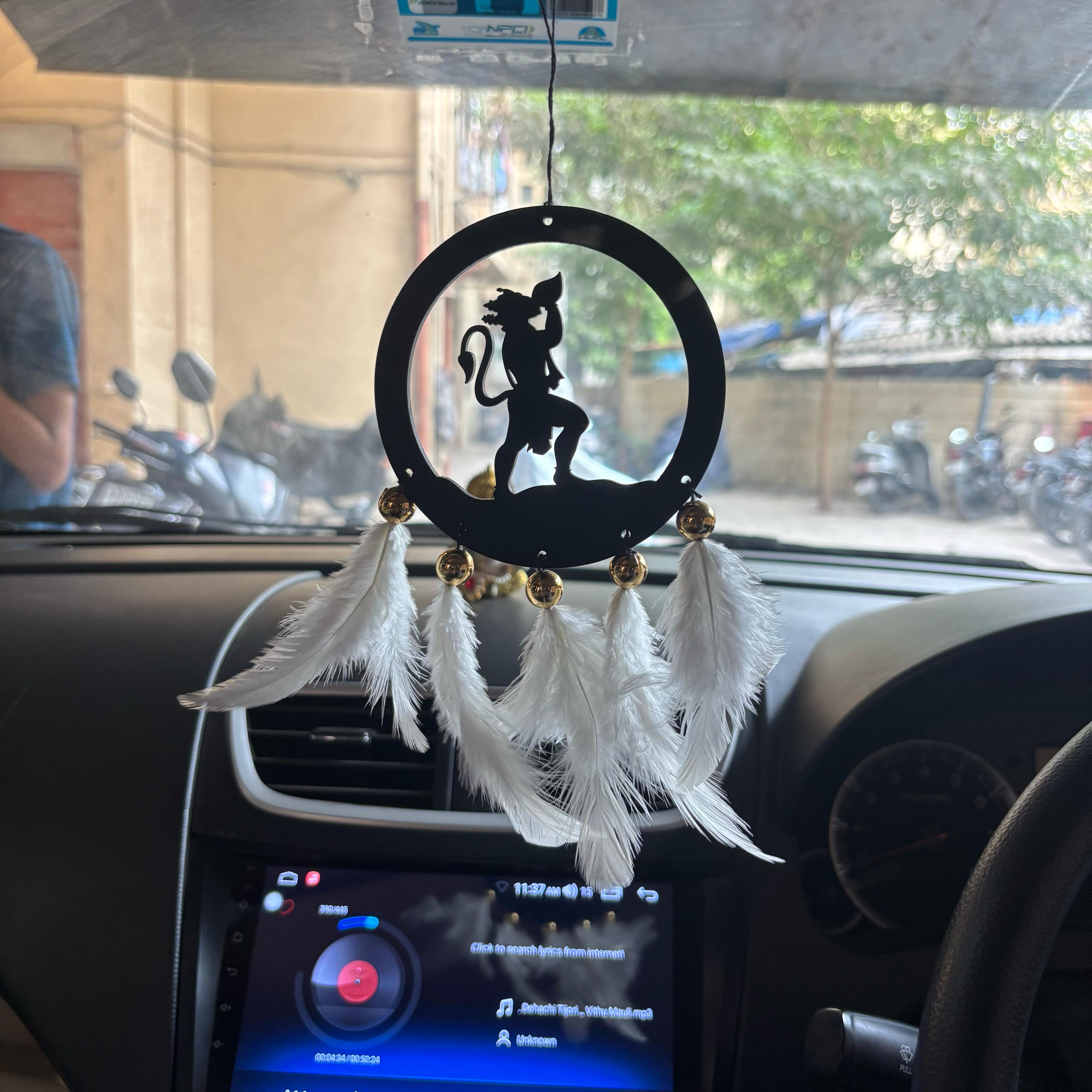 Hanuman Car & wall Hanging Handmade Black