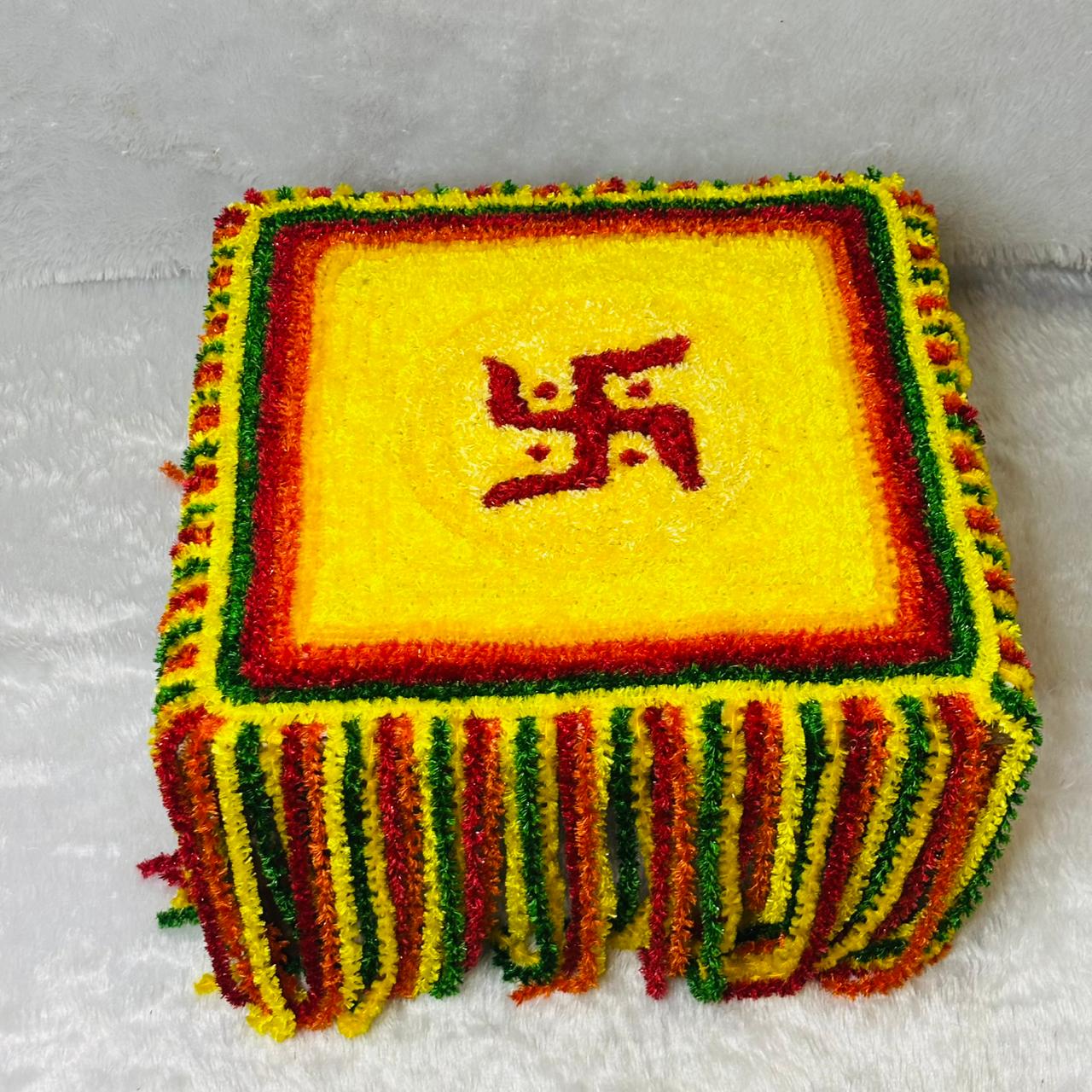 High Quality Handmade Fur Woolen Chaurang Aasan