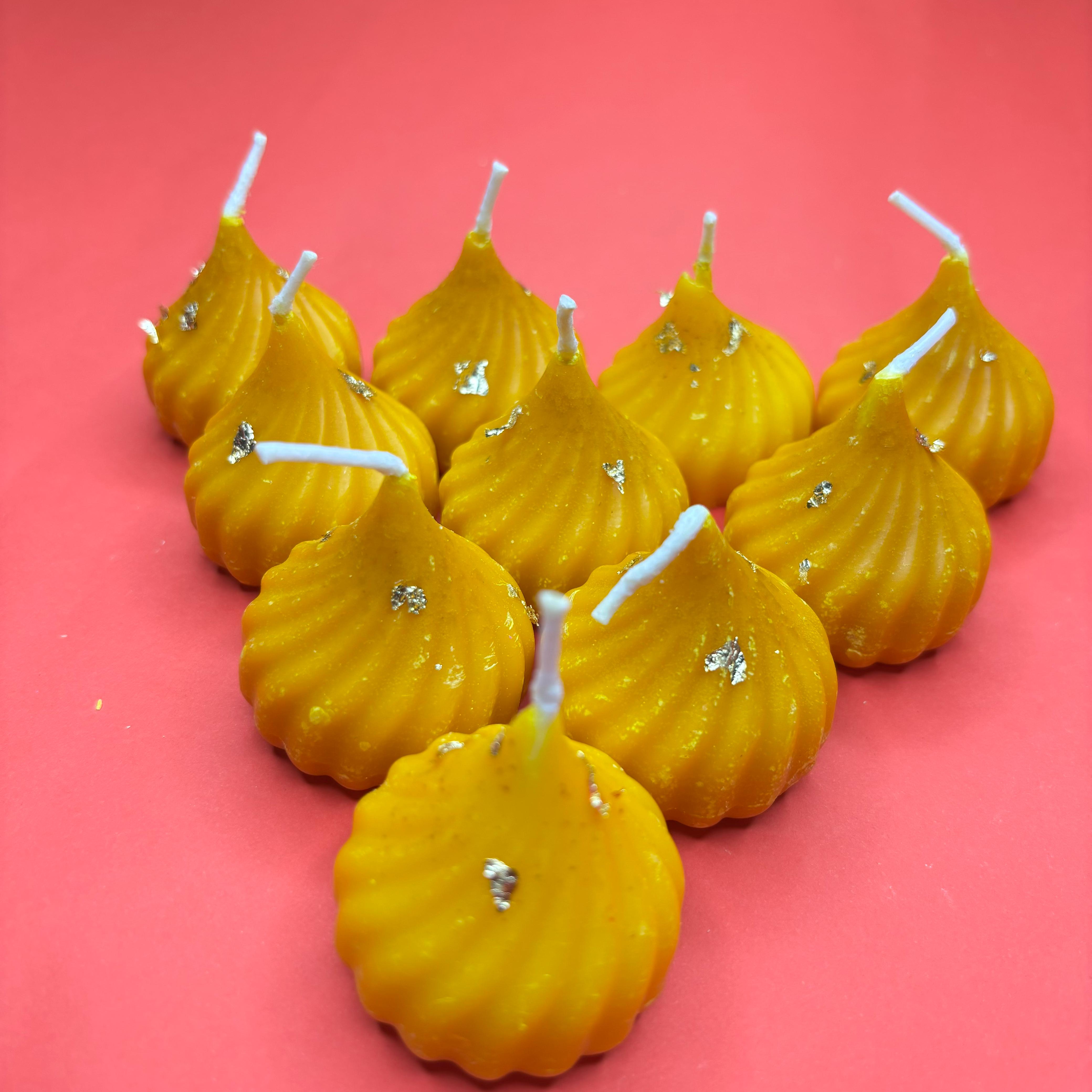 Modak Candles with (Oudh Fragrances) (Set of 10)