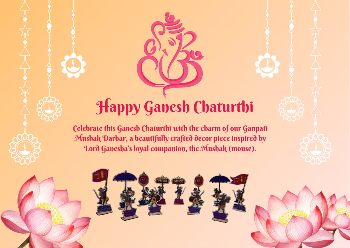 Ganpati Mushak Darbar – A Divine Festive Accent