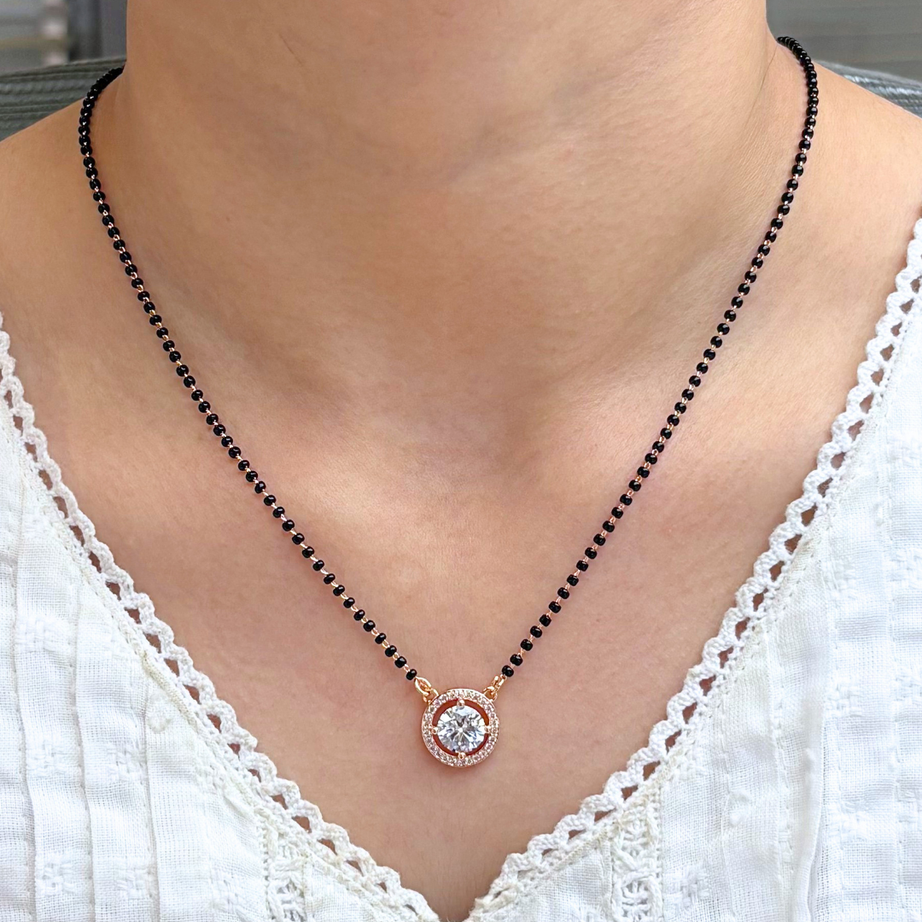 Suhana Full Black Beads Mangalsutra