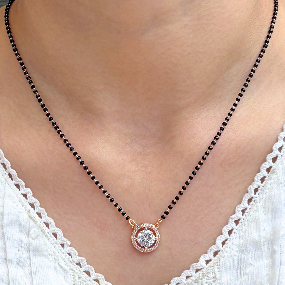 Suhana Full Black Beads Mangalsutra