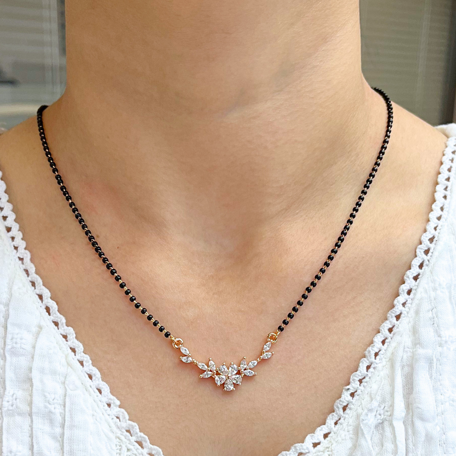 Mahira Full Black Beads Mangalsutra