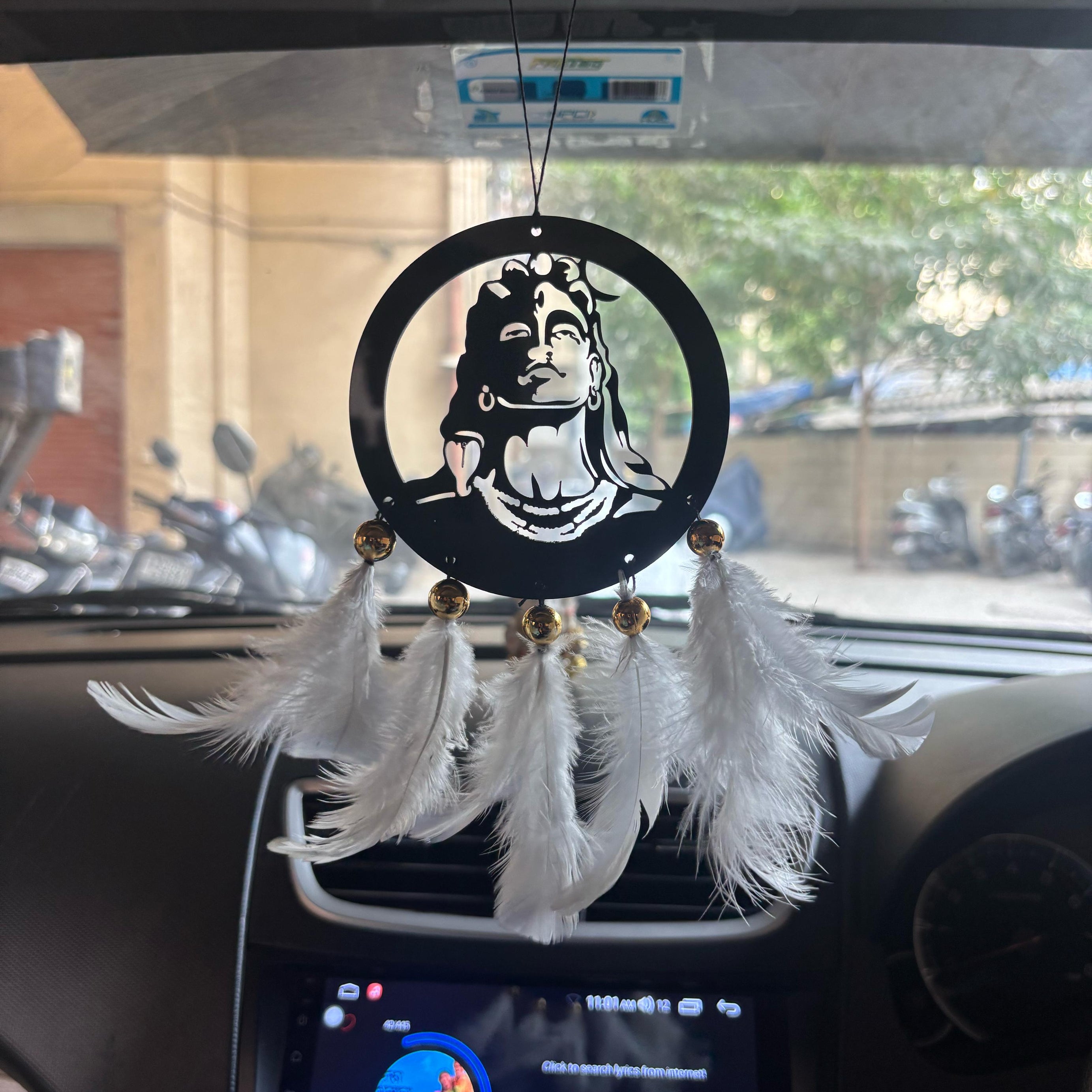 Adiyogi Shiva Mahakaal Car & wall Hanging Handmade Black