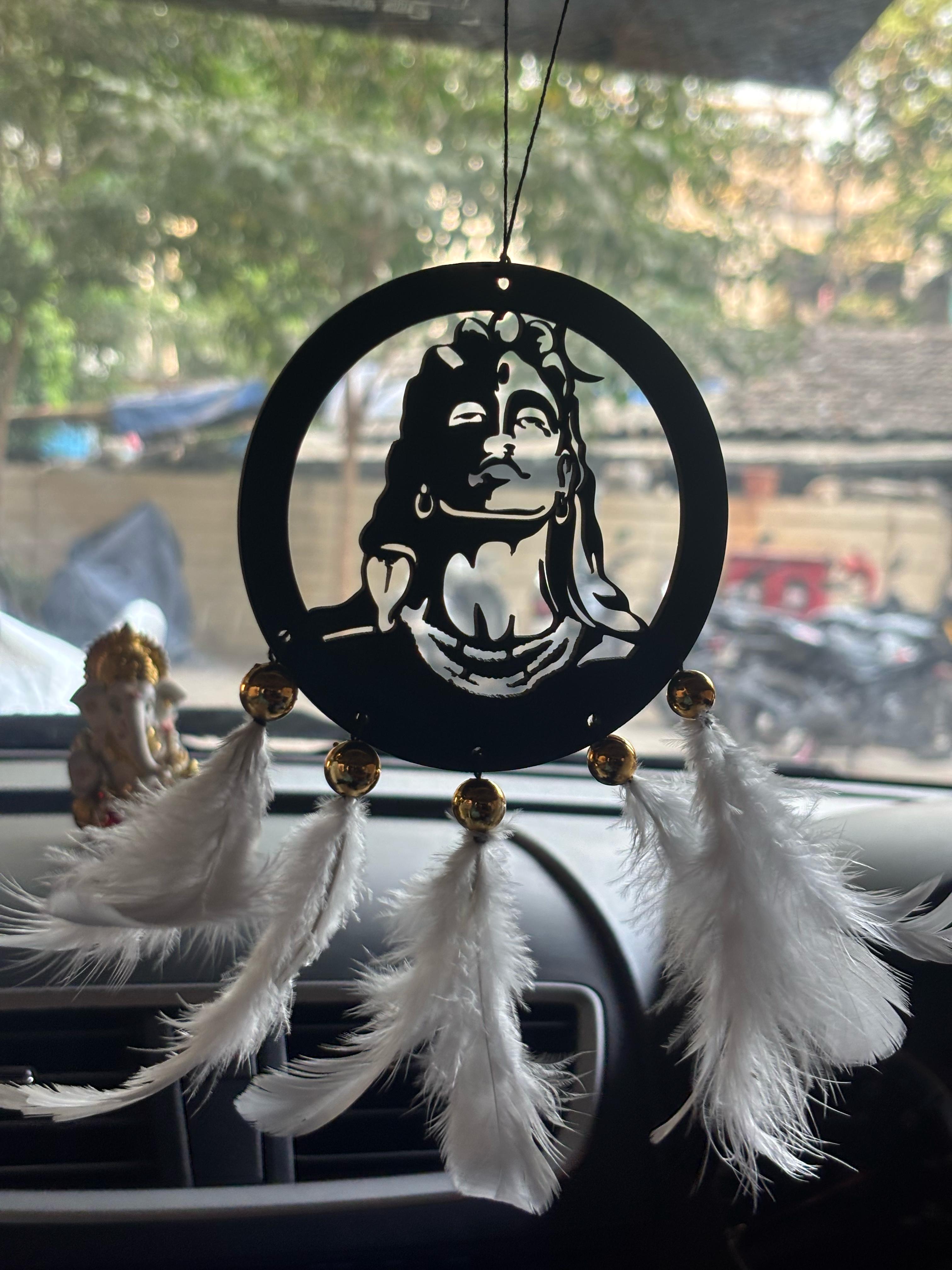 Adiyogi Shiva Mahakaal Car & wall Hanging Handmade Black