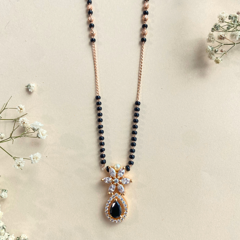 Ahana Black Diamond Mangalsutra Live for Sale