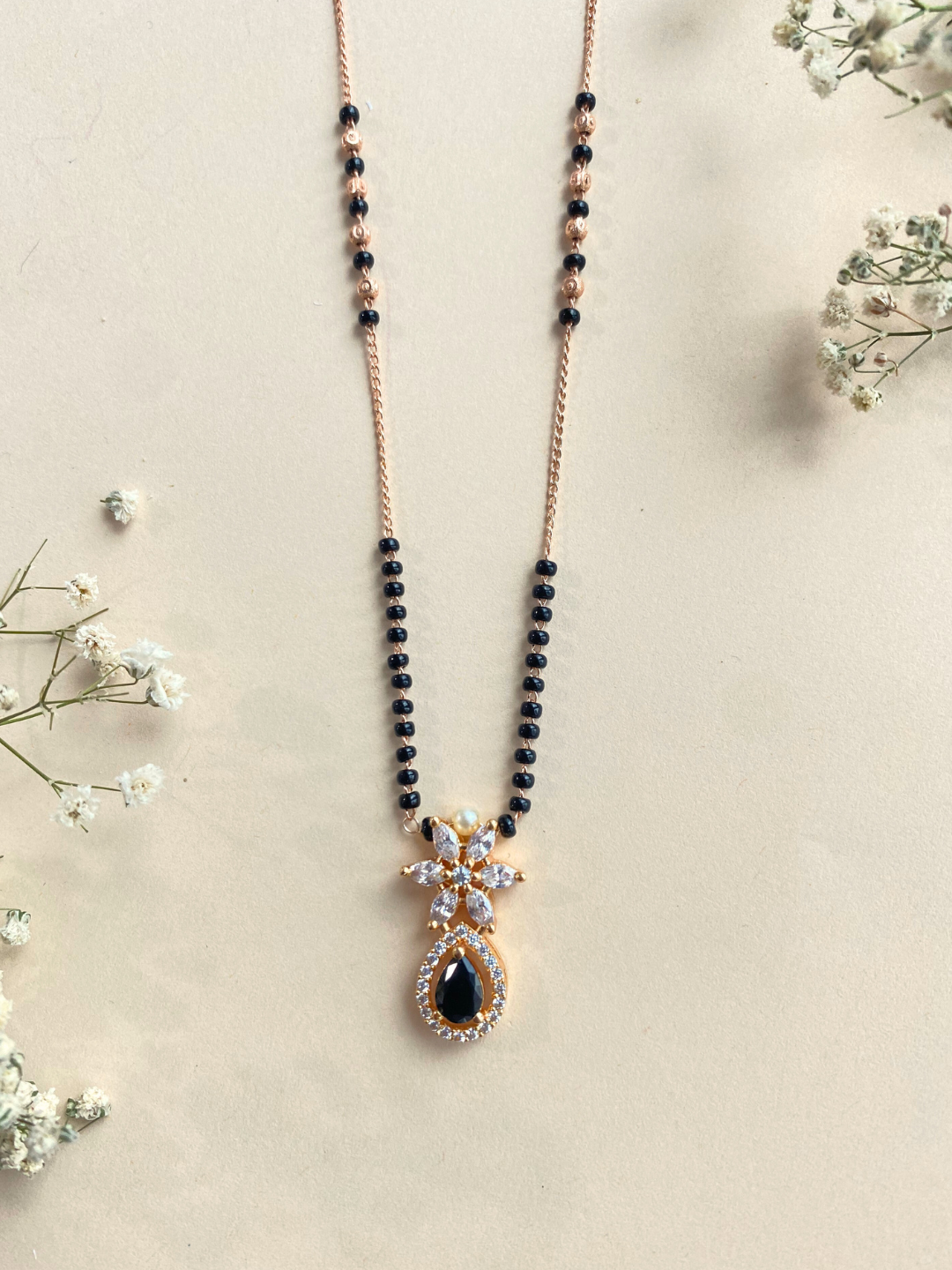 Ahana Black Diamond Mangalsutra Live for Sale