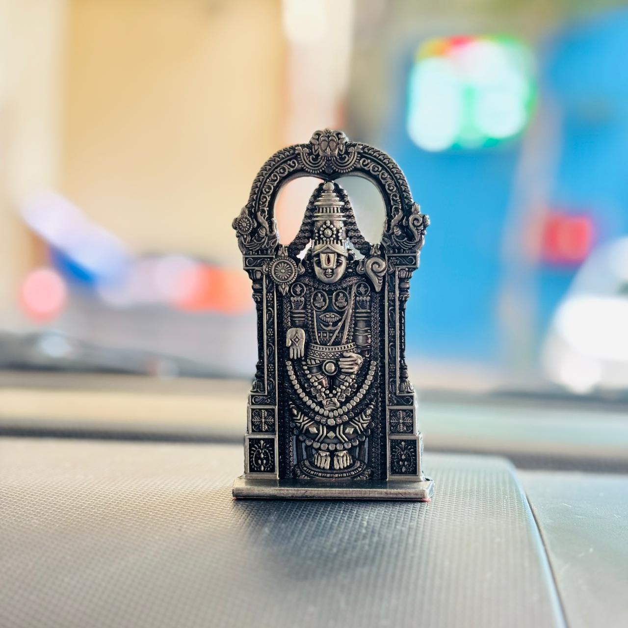 Divine Tirupati Balaji Murti – Decorative Spiritual Idol for Home, Office & Vehicle