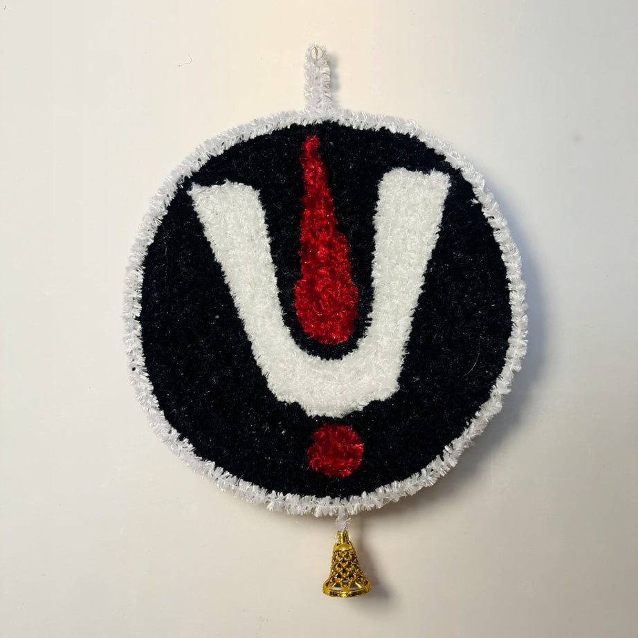 Handmade Fur Woolen Tirupati Balaji Tilak Wall Hanging