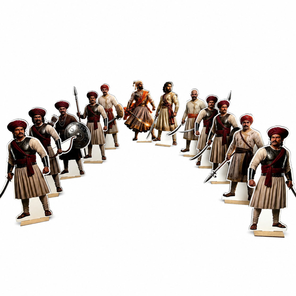 Chhatrapati Shivaji Maharaj & Mavle (Set of 12)