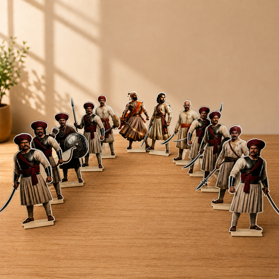 Chhatrapati Shivaji Maharaj & Mavle (Set of 12)