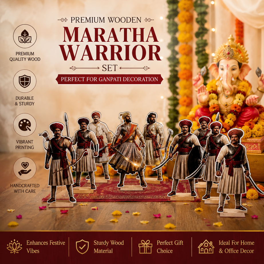 Chhatrapati Shivaji Maharaj & Mavle (Set of 12)