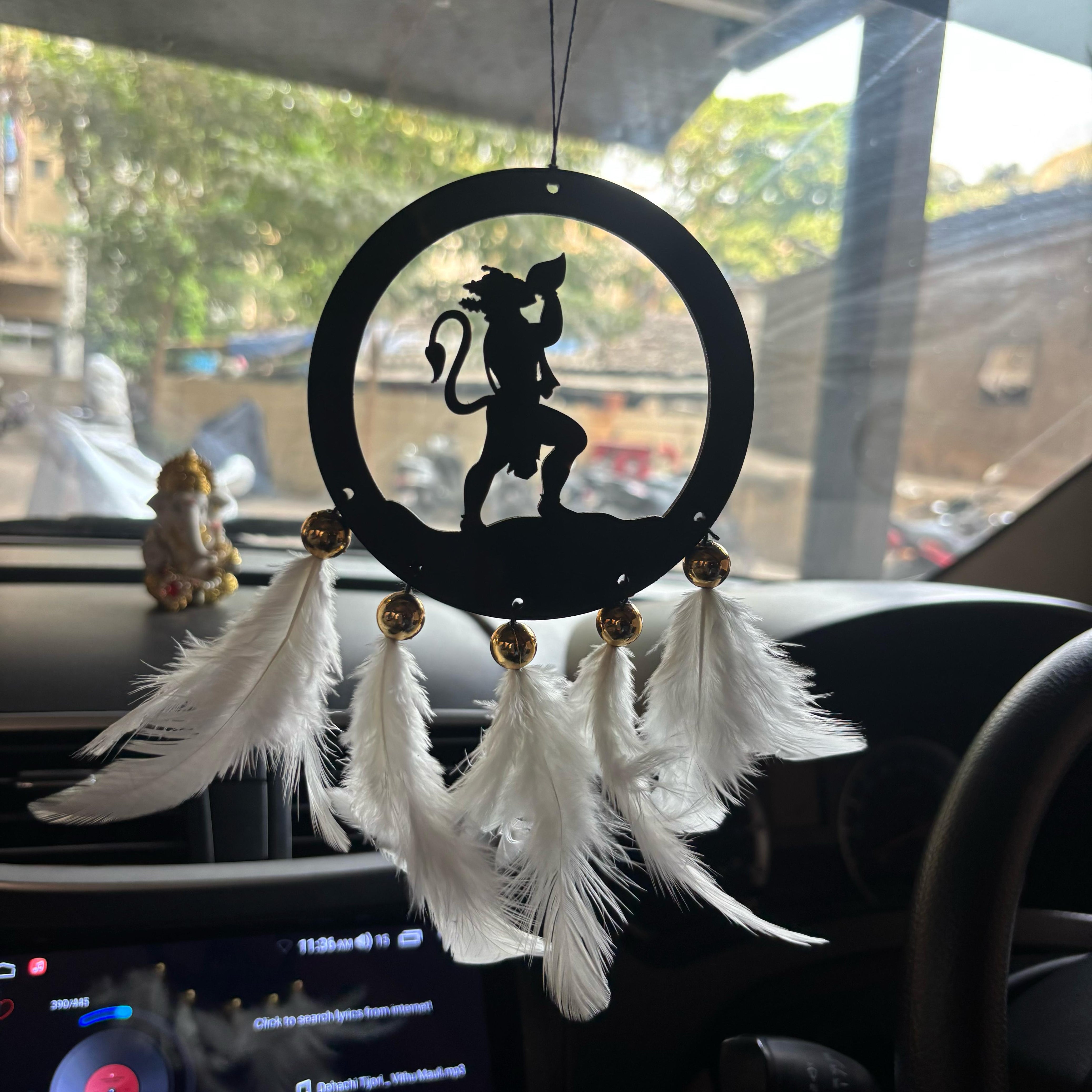 Hanuman Car & wall Hanging Handmade Black