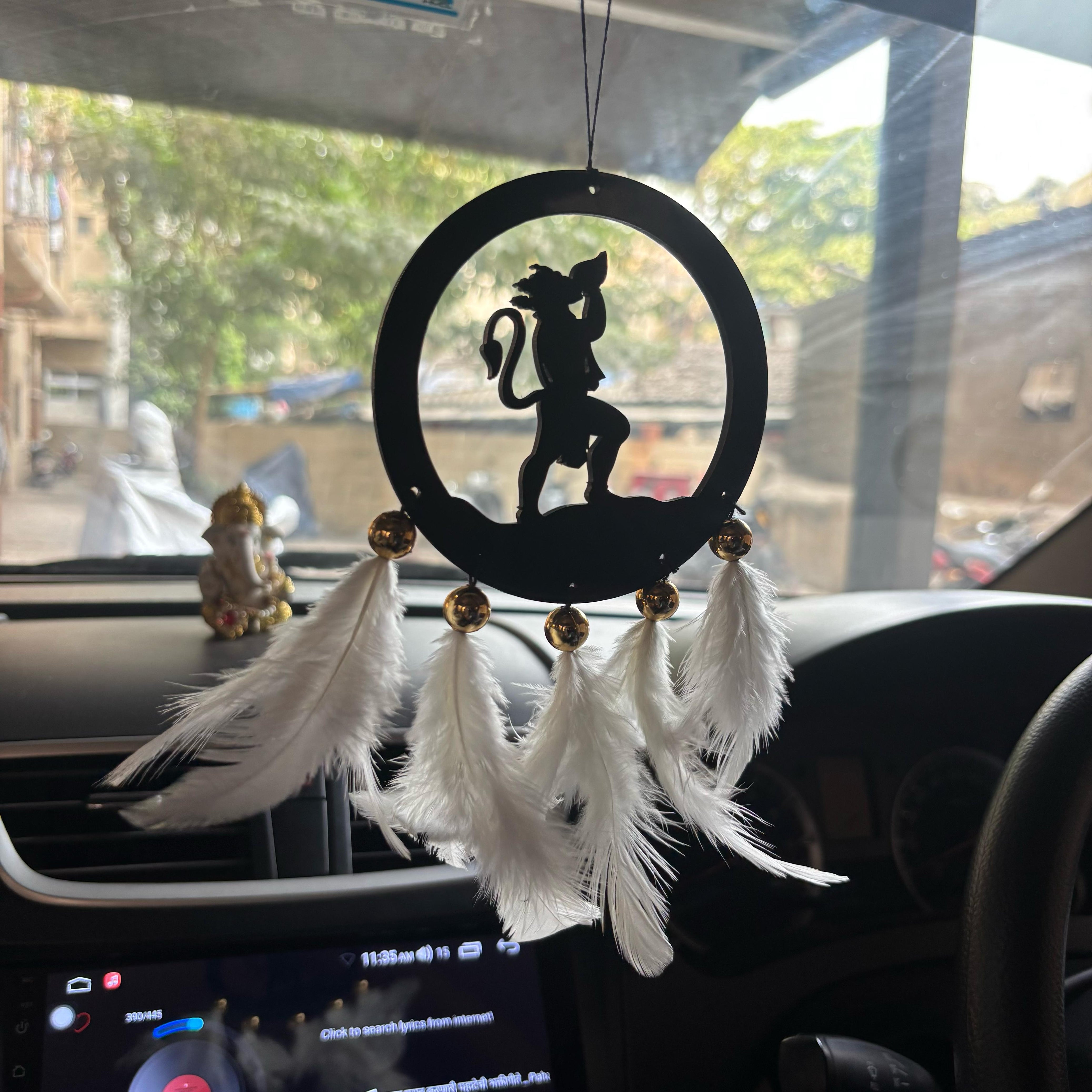 Hanuman Car & wall Hanging Handmade Black