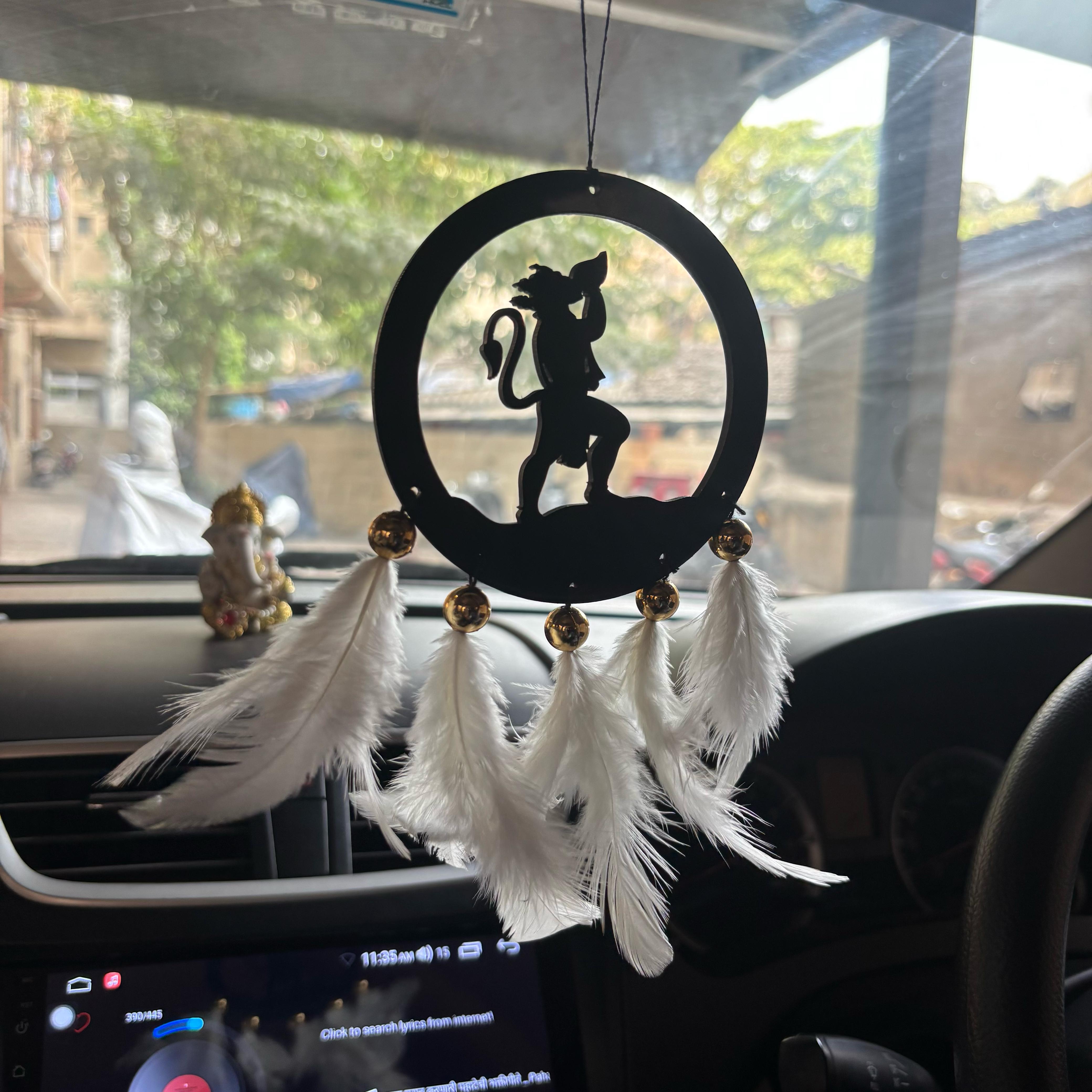 Hanuman Car & wall Hanging Handmade Black