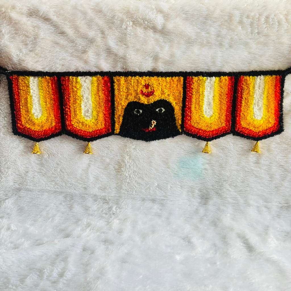 Handmade Fur Woolen Mahalakshmi Toran
