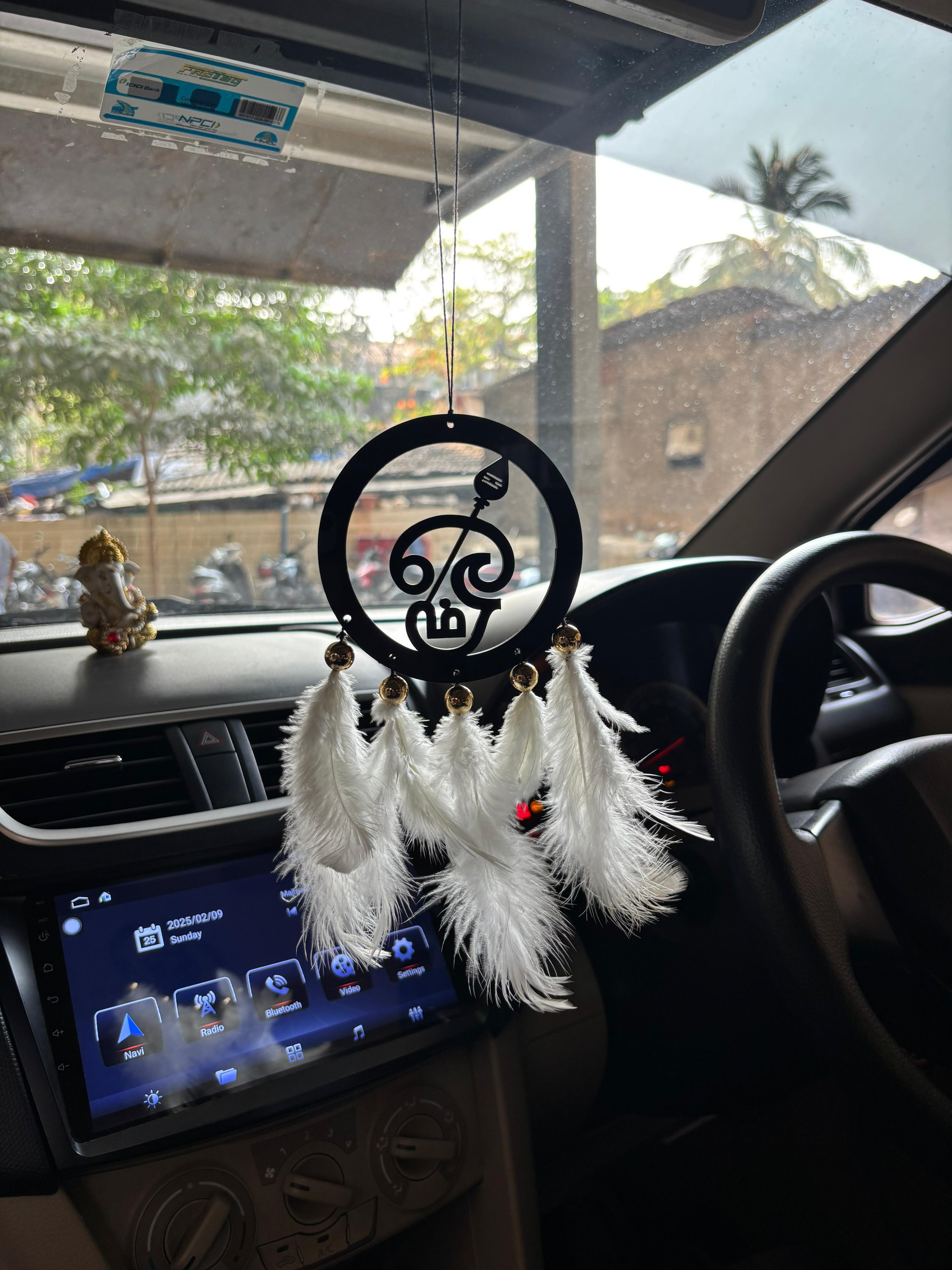 Murugan Swami Car & wall Hanging Handmade Black