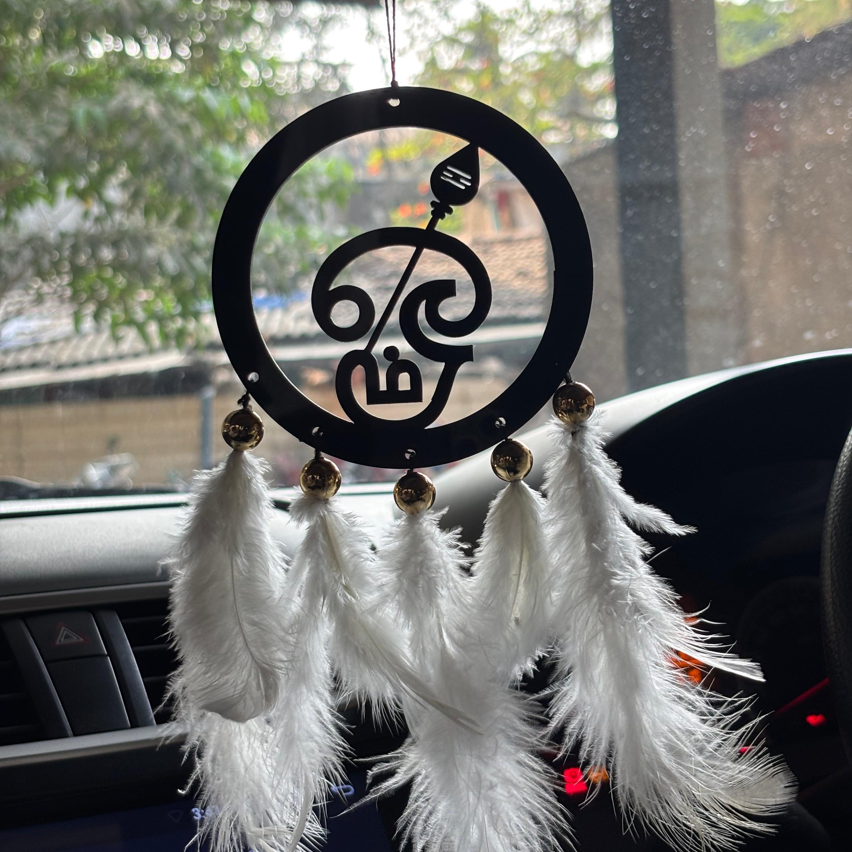 Murugan Swami Car & wall Hanging Handmade Black