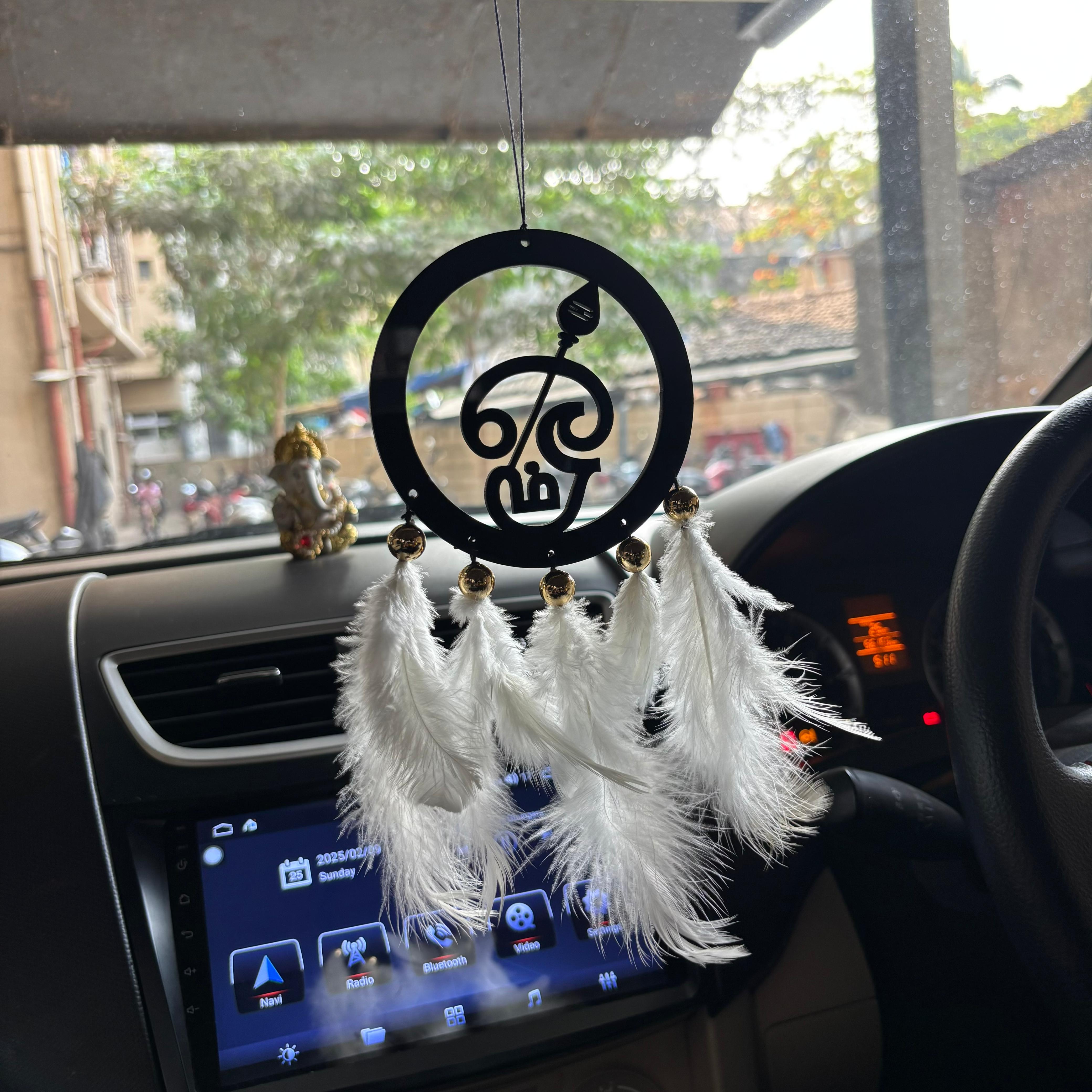 Murugan Swami Car & wall Hanging Handmade Black