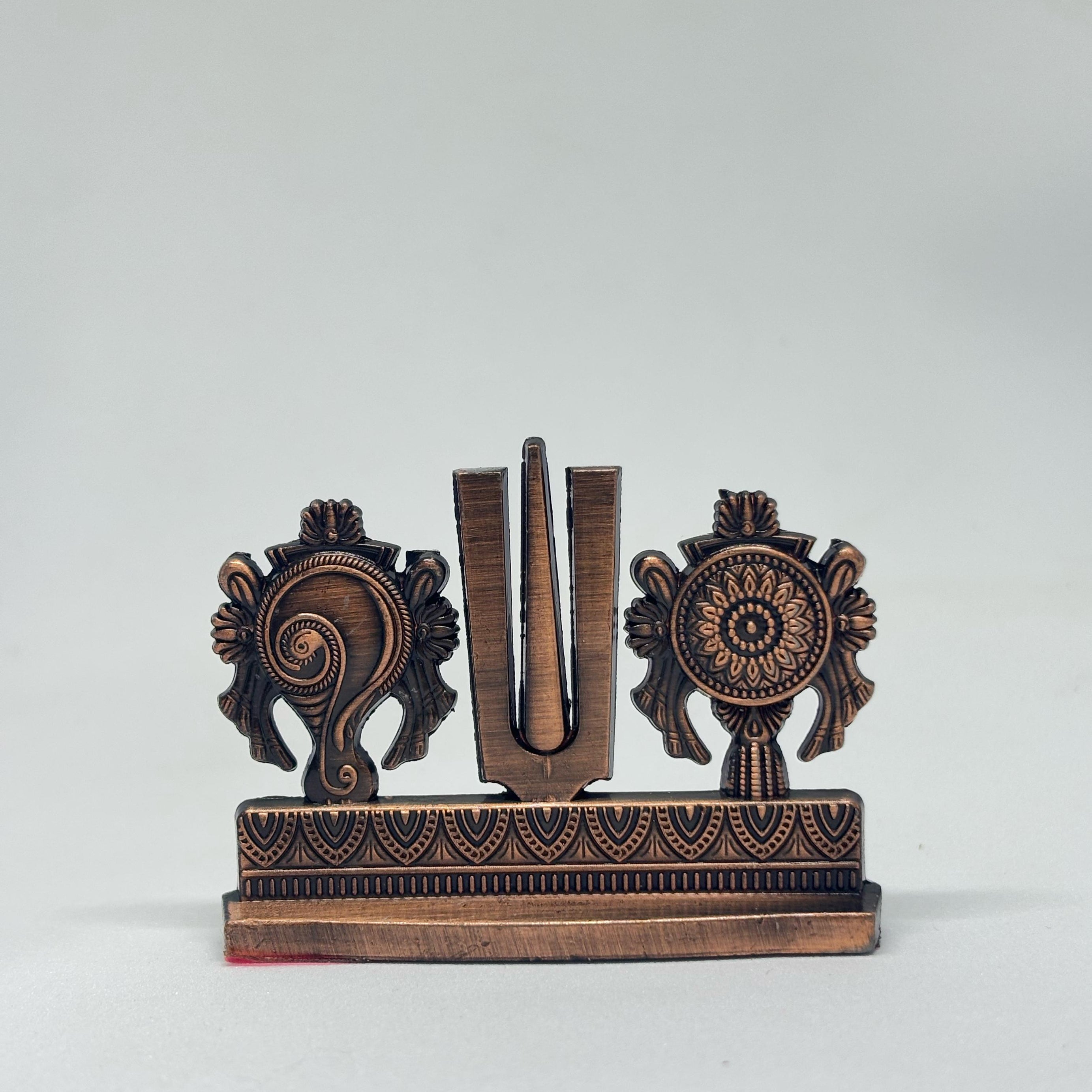 Shanku Chakra Tilak Car Dashboard