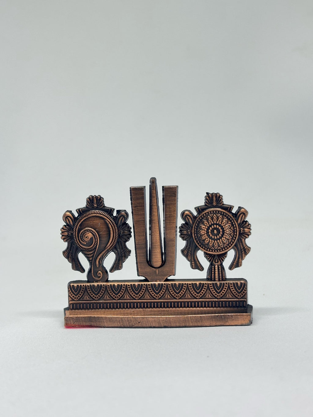 Shanku Chakra Tilak Car Dashboard