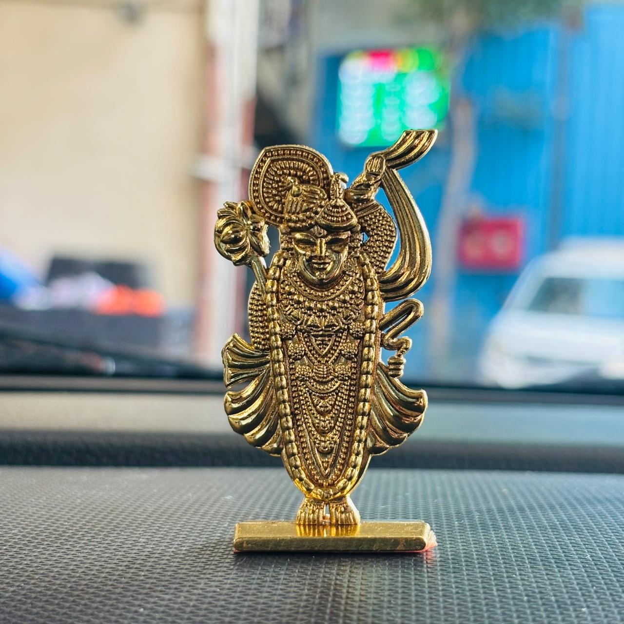 Divine Shrinathji Dashboard Idol | Auspicious Gift for Home & Office
