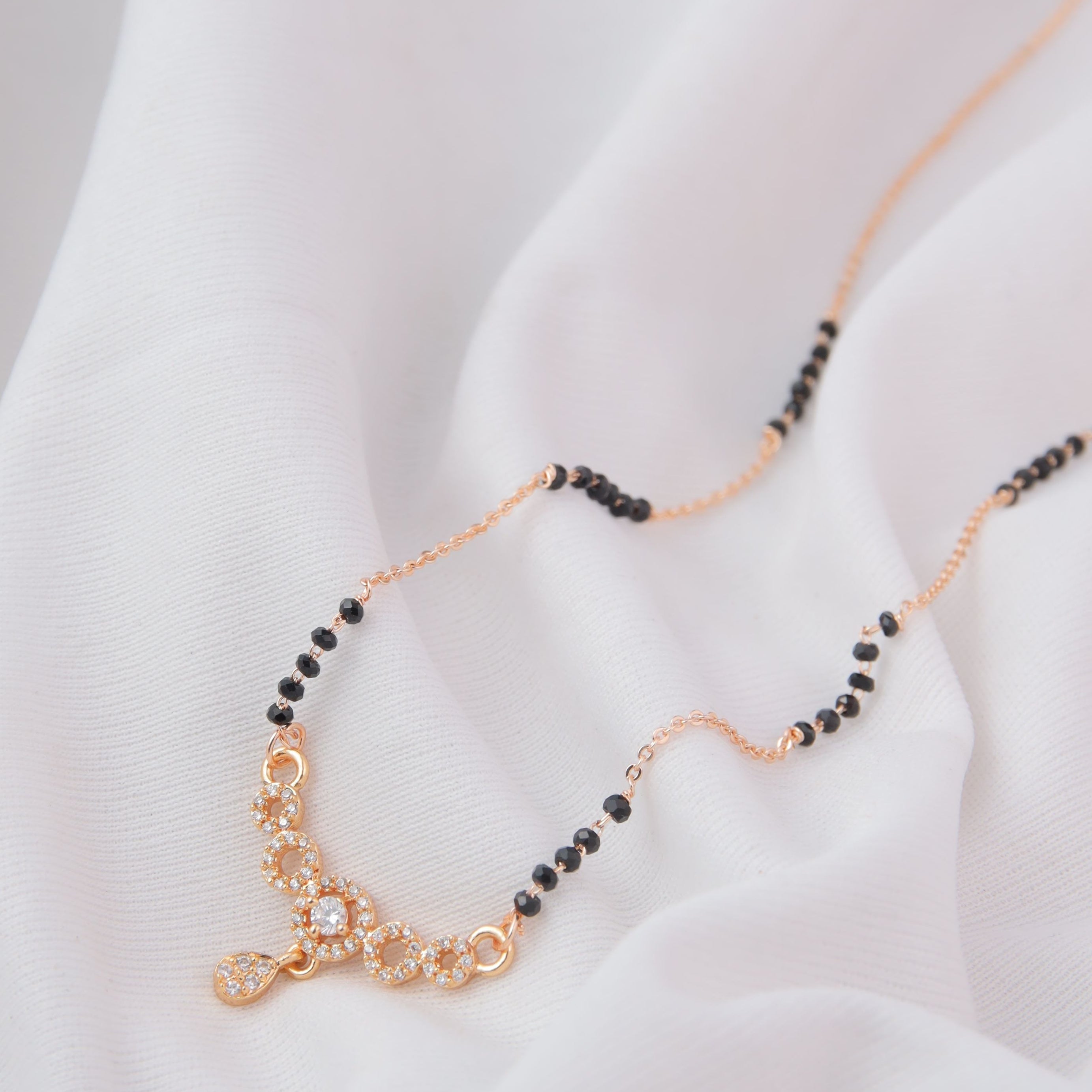 Trendy Designer Rihanna Mangalsutra Buy Online - Zeraki Jewels 