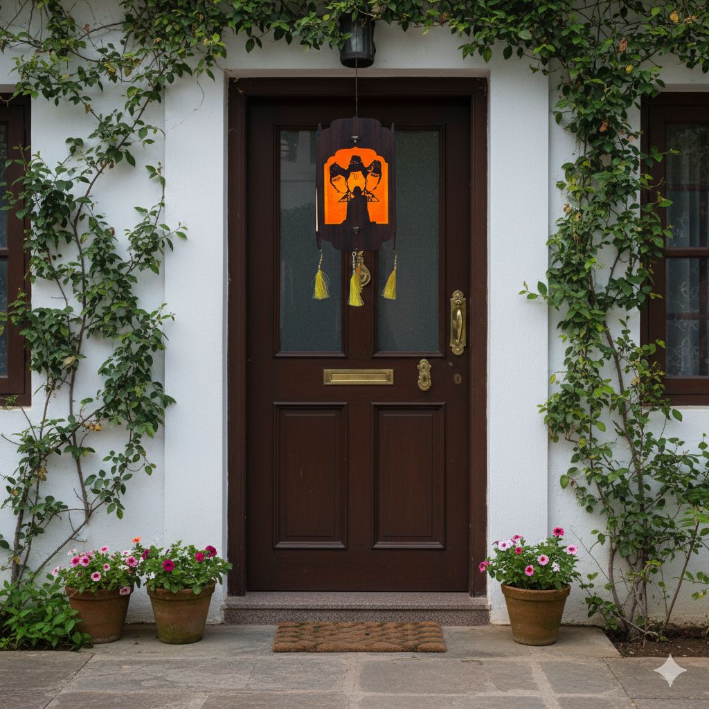 Premium Swami Samarth Wooden (MDF) Kandil