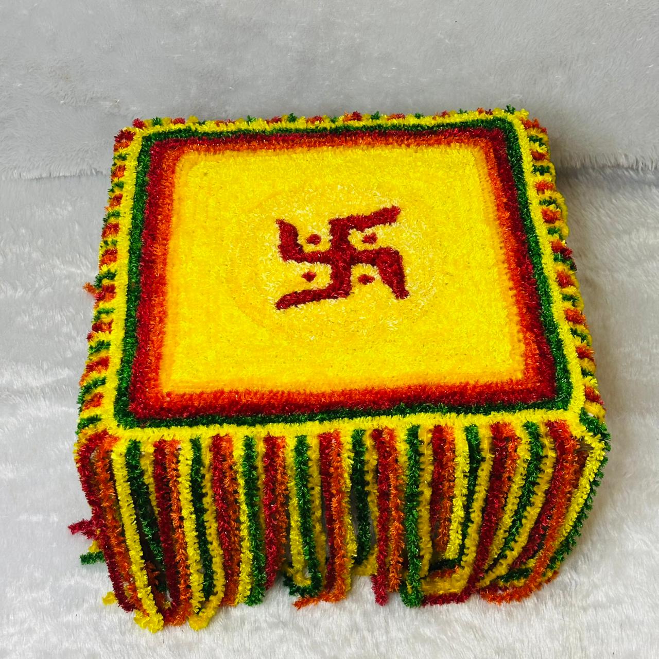 High Quality Handmade Fur Woolen Chaurang Aasan