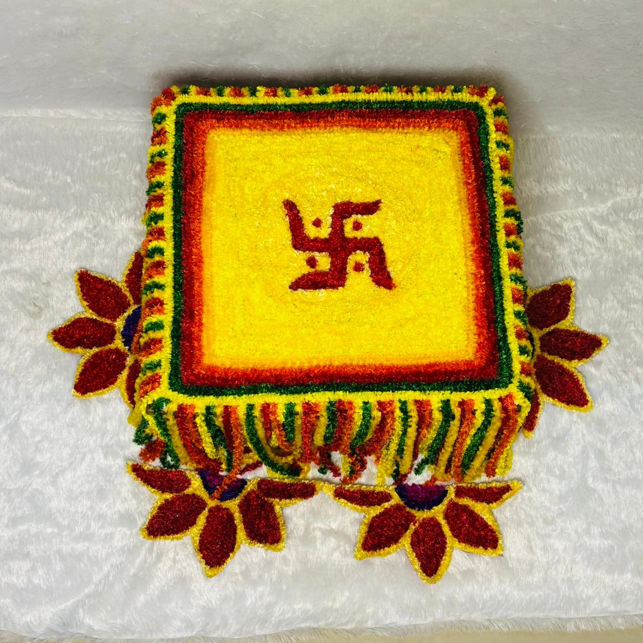 High Quality Handmade Fur Woolen Chaurang Aasan & Samai Aasan Set