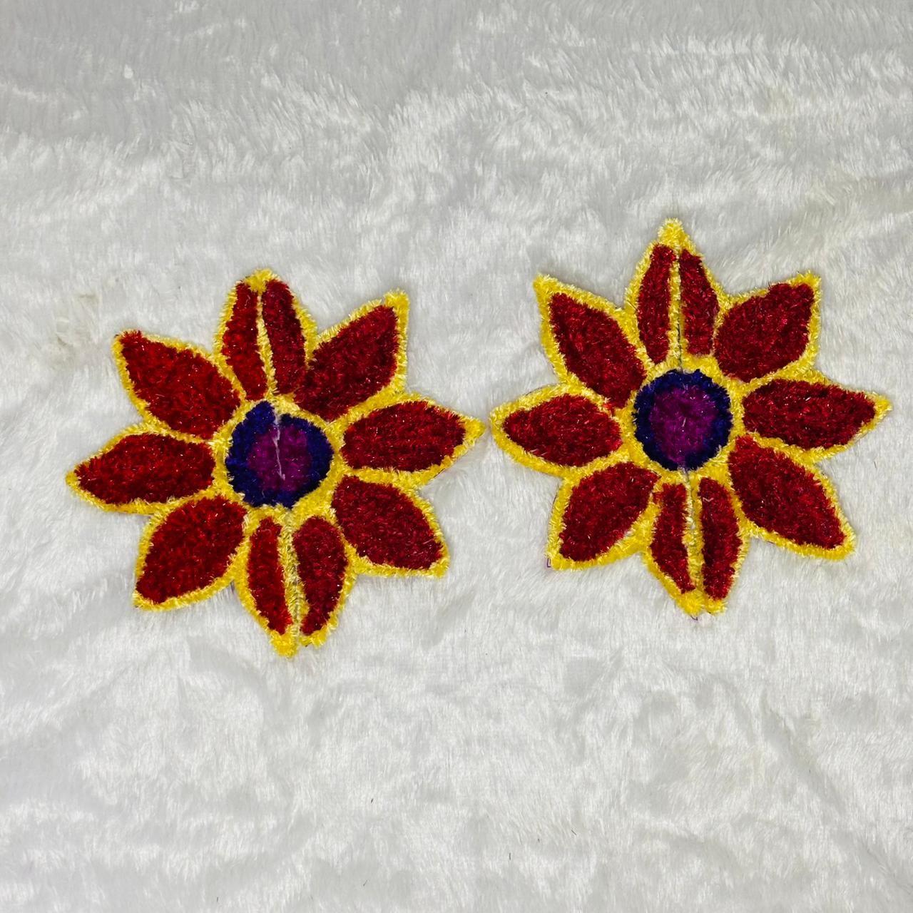 Handmade Fur Woolen Samai Aasan Set of 4