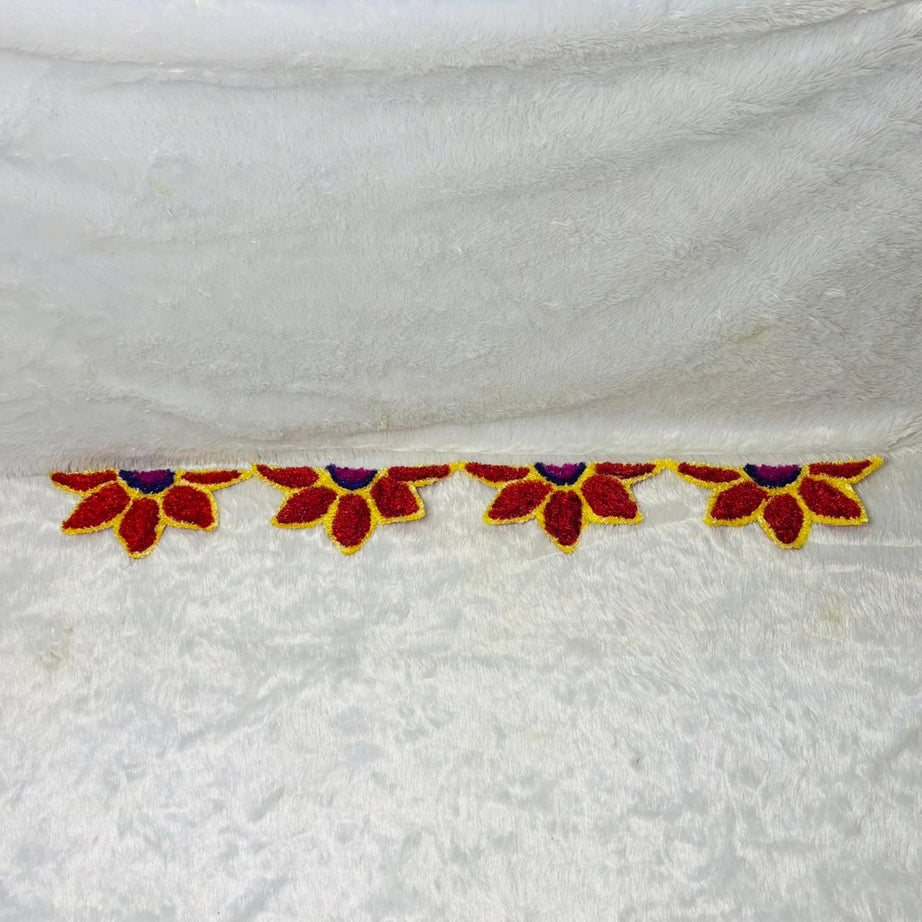 Handmade Fur Woolen Samai Aasan Set of 4