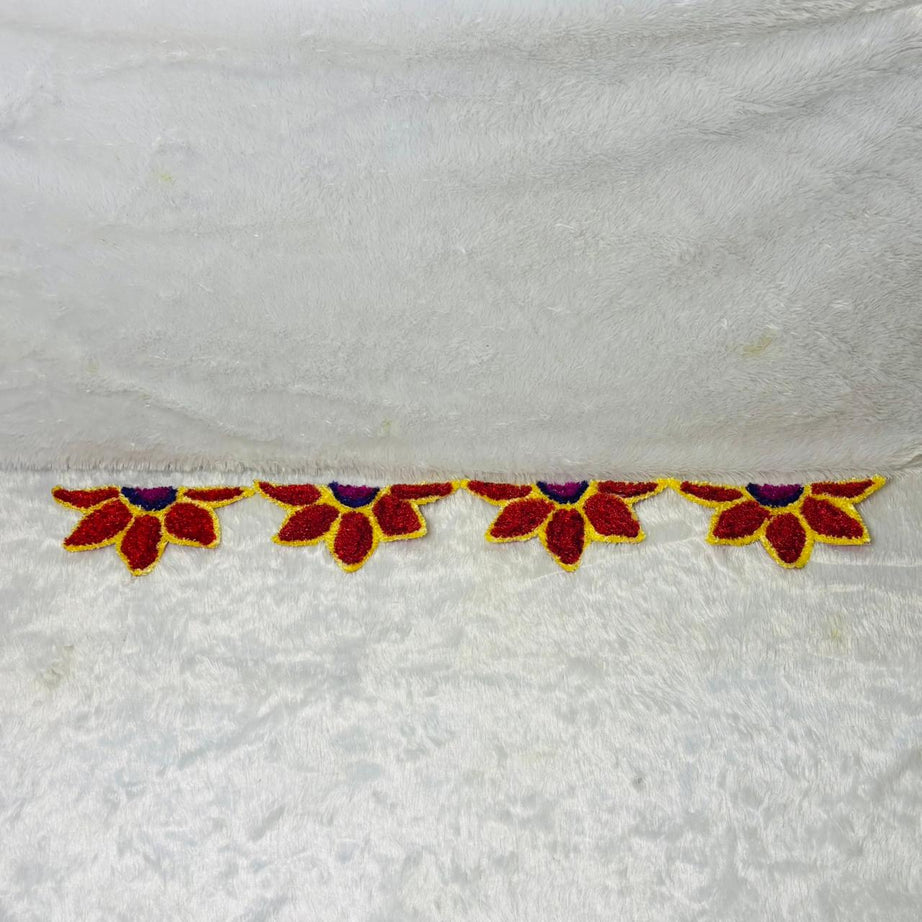 Handmade Fur Woolen Samai Aasan Set of 4