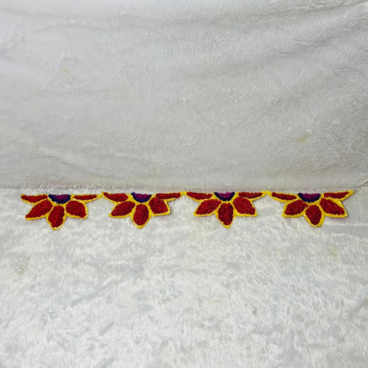 Handmade Fur Woolen Samai Aasan Set of 4