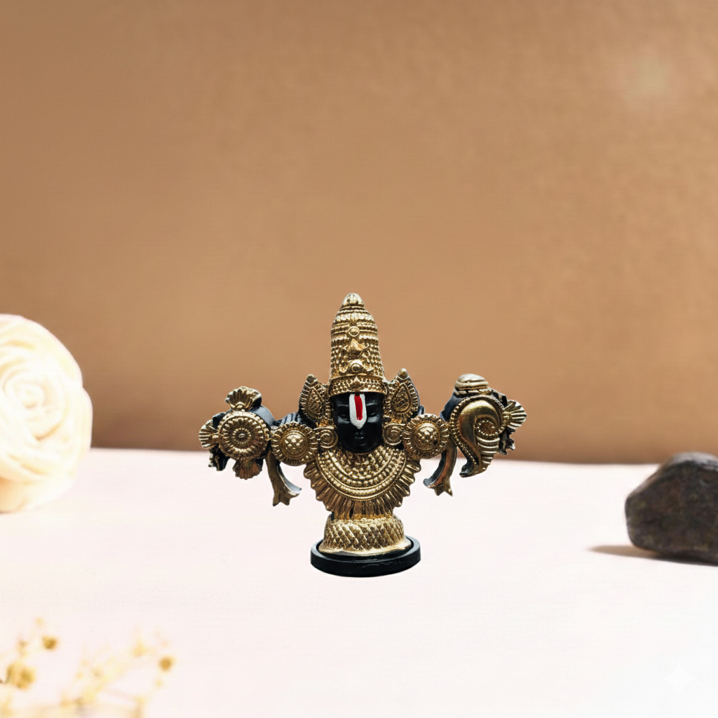 Venkateswara Balaji Face Idol for Car Dashboard