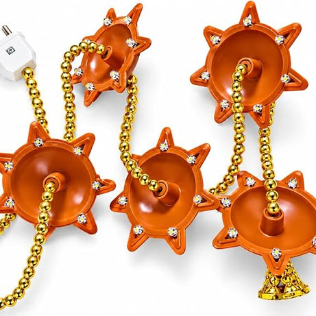 Toran Diya Light LED Diya String Lights for Diwali & Festive Decoration