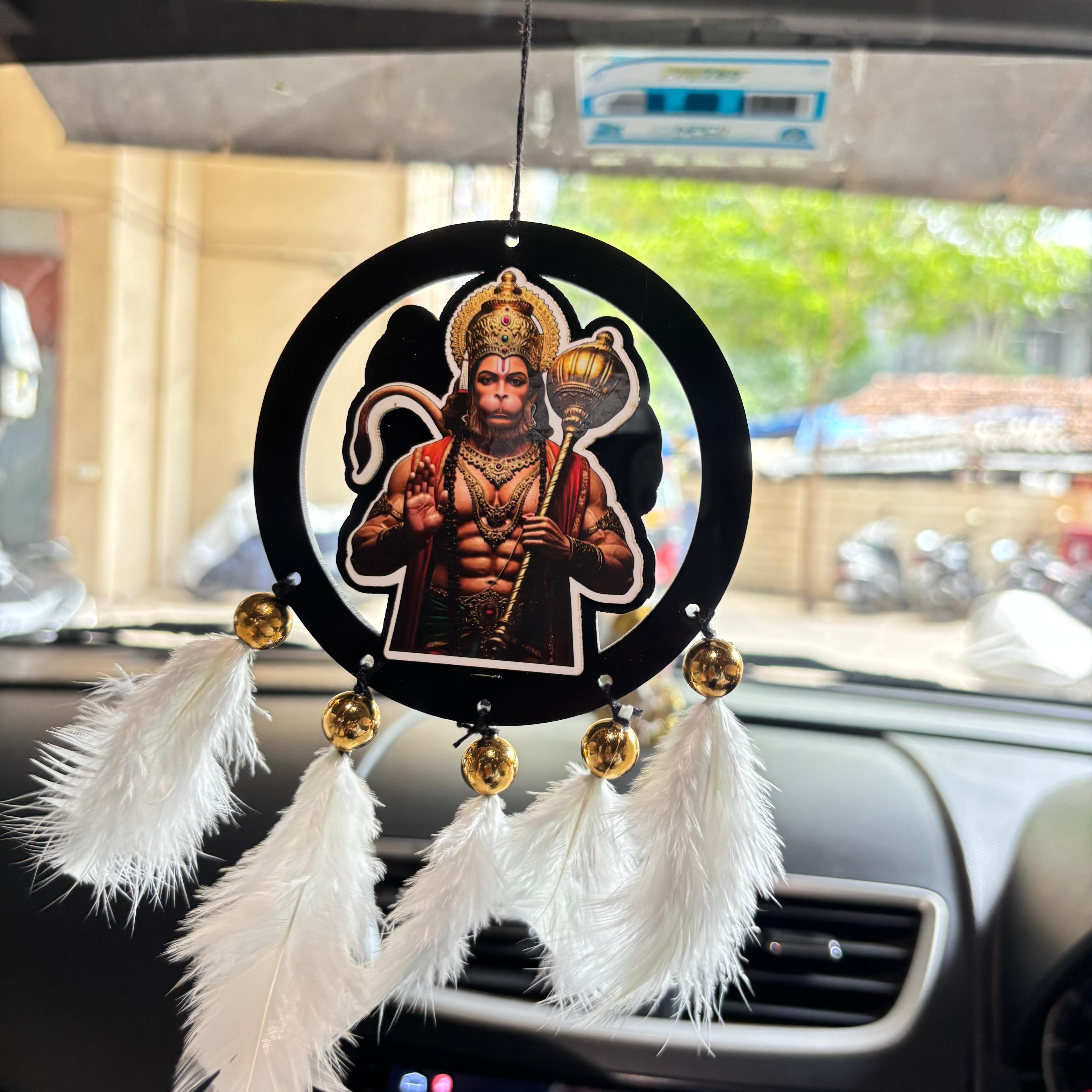Hanuman Ji Car & wall Hanging Handmade Black