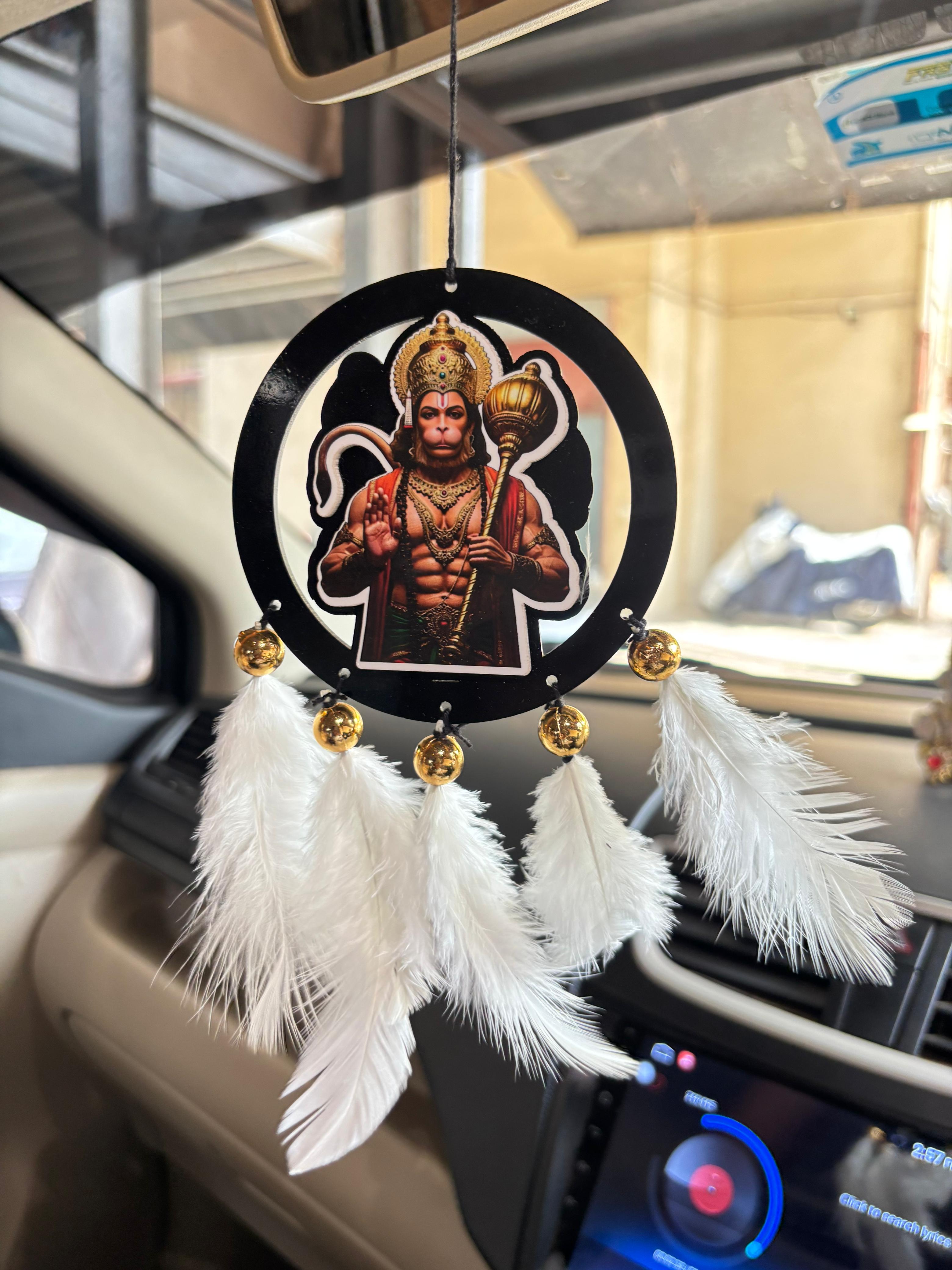 Hanuman Ji Car & wall Hanging Handmade Black