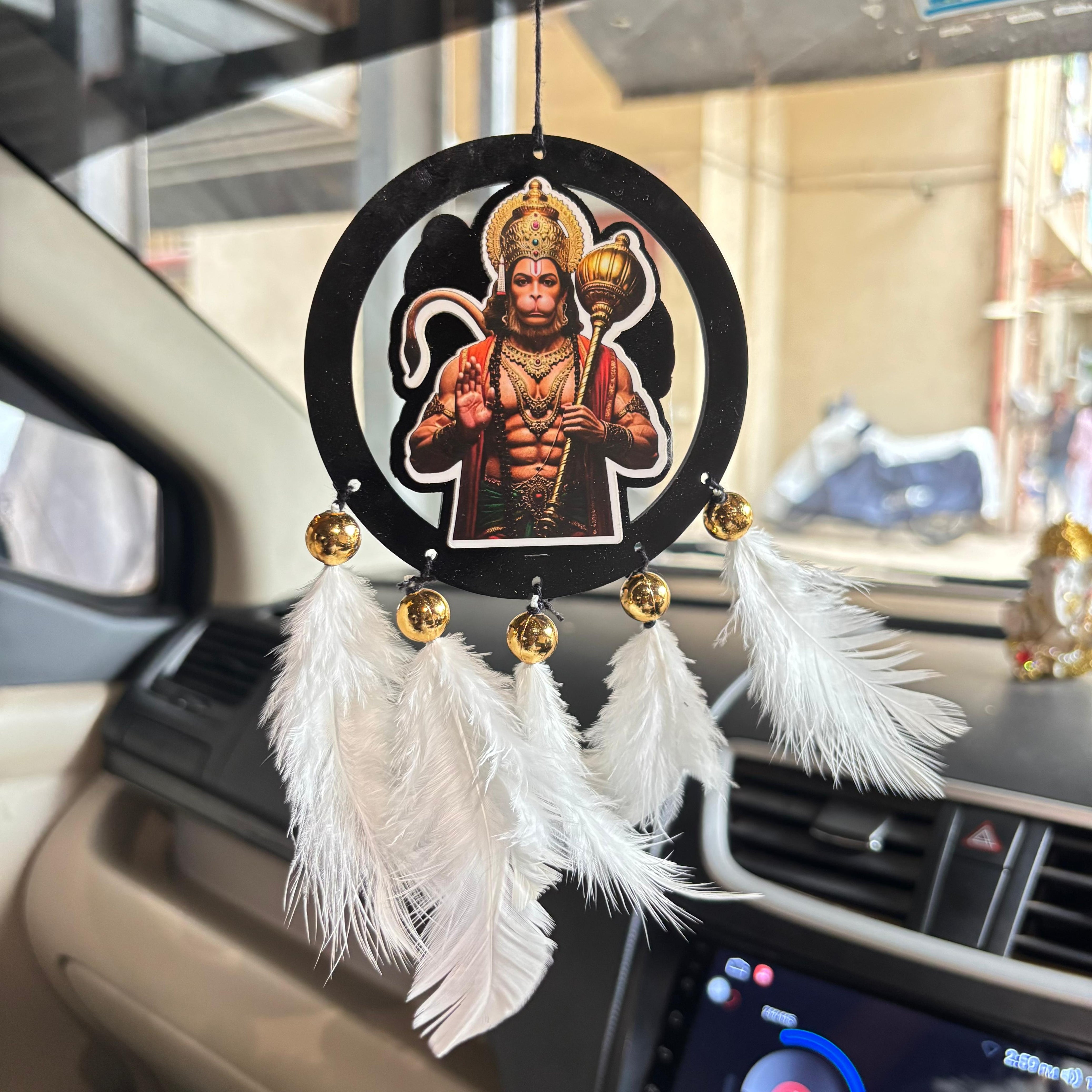 Hanuman Ji Car & wall Hanging Handmade Black