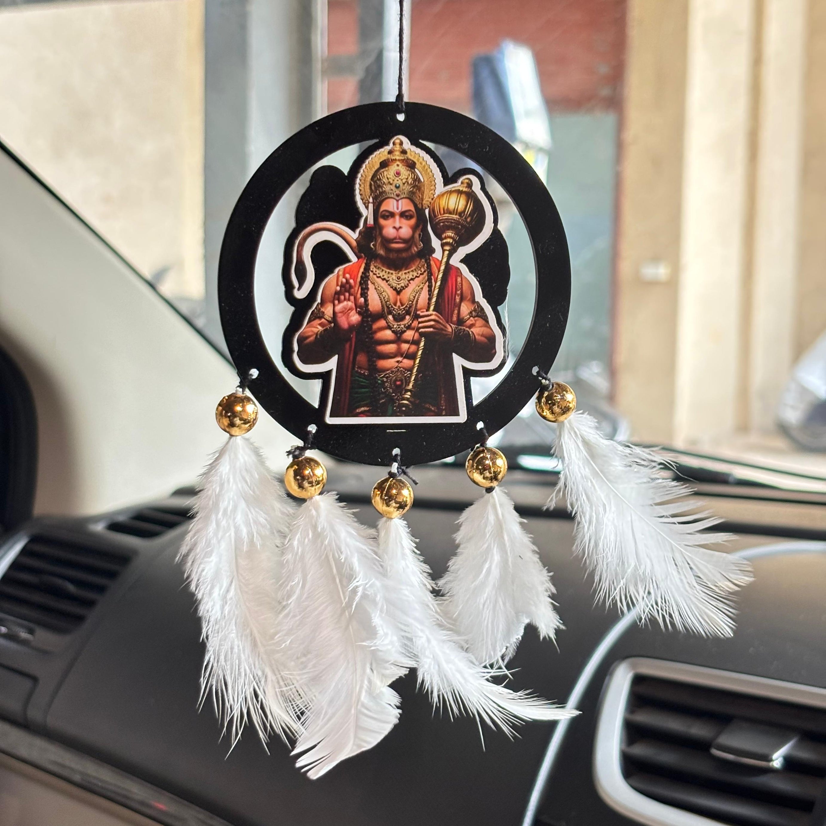 Hanuman Ji Car & wall Hanging Handmade Black