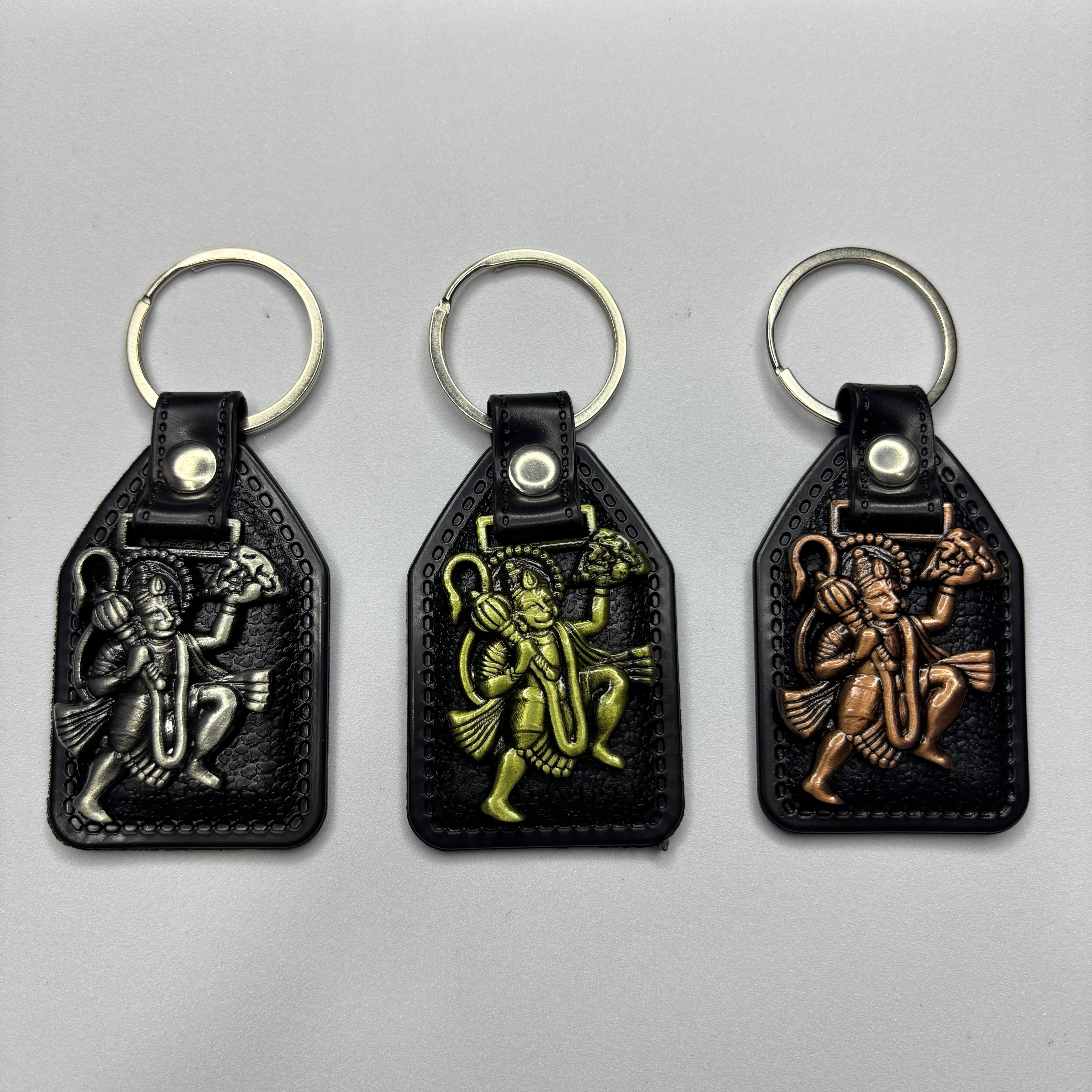 Lord Hanuman Flying Key Chain (Pack of 3) Multicolor