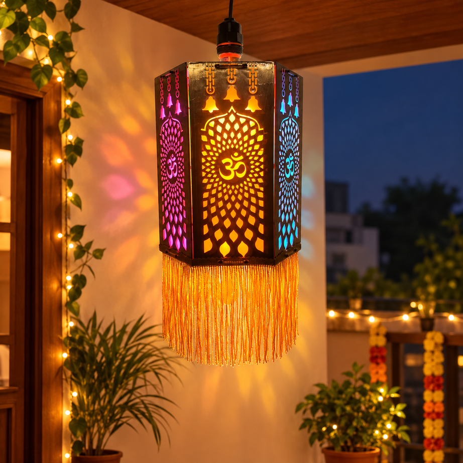 Traditional Diwali Kandil | Handmade Hanging Lantern for Home Decoration