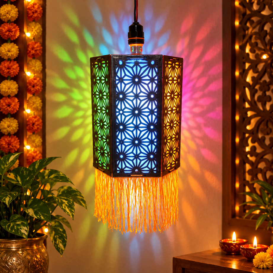 Traditional Diwali Kandil | Handmade Hanging Lantern for Home Decoration