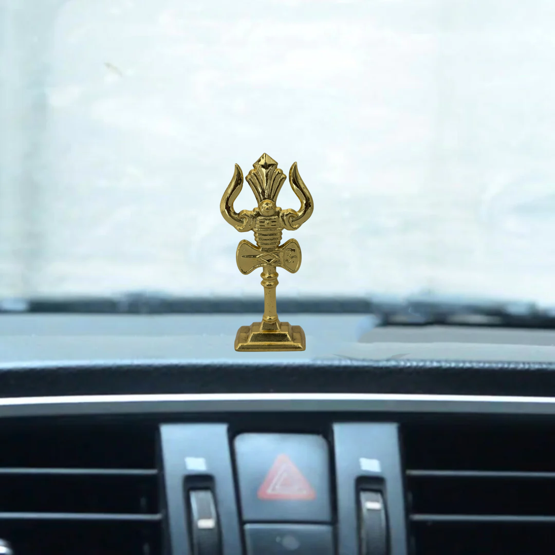 Mahadev Trishul Car Dashboard