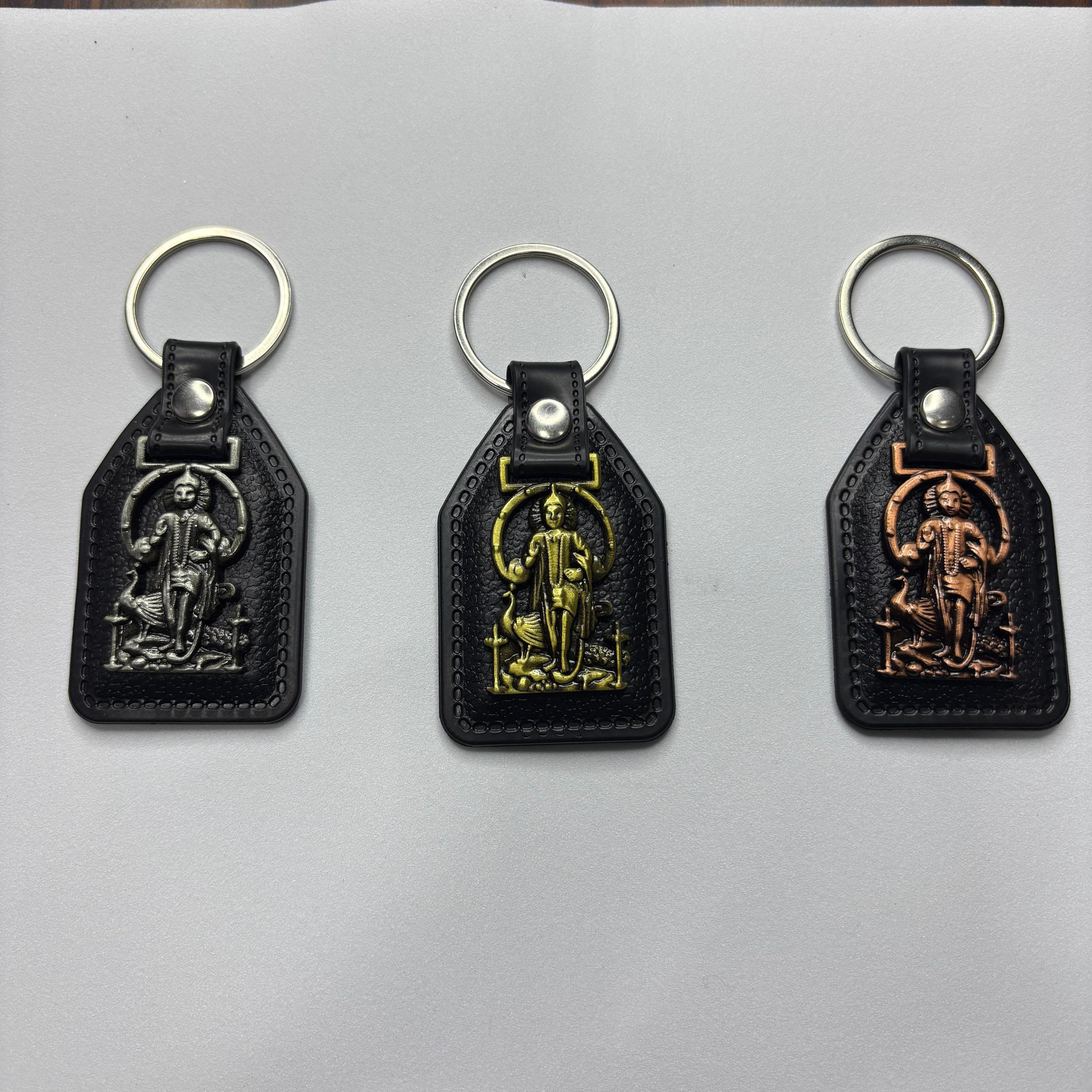 Lord Murugan Key Chain (Pack of 3) Multicolor