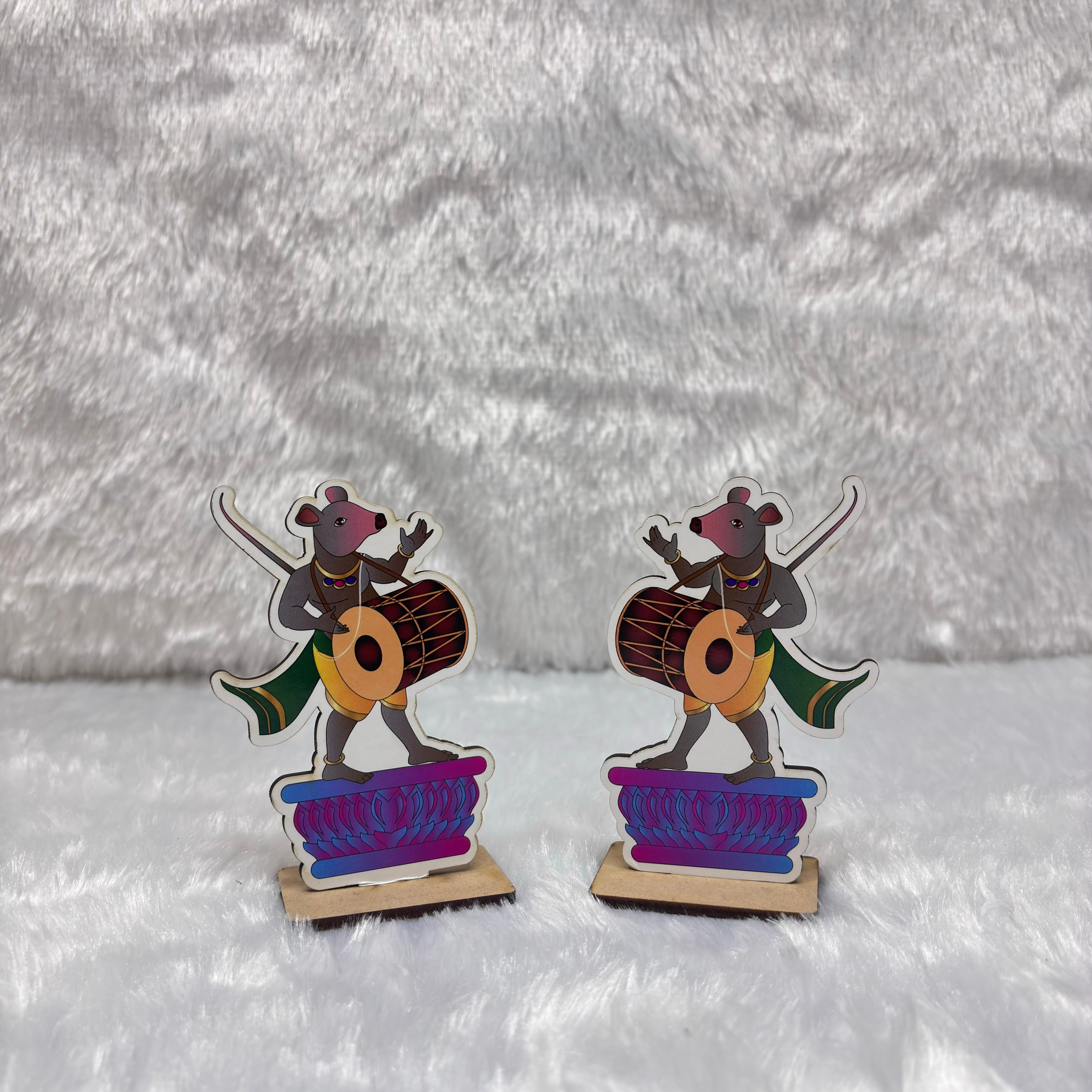 Ganpati Mushak Darbar (Set of 12)