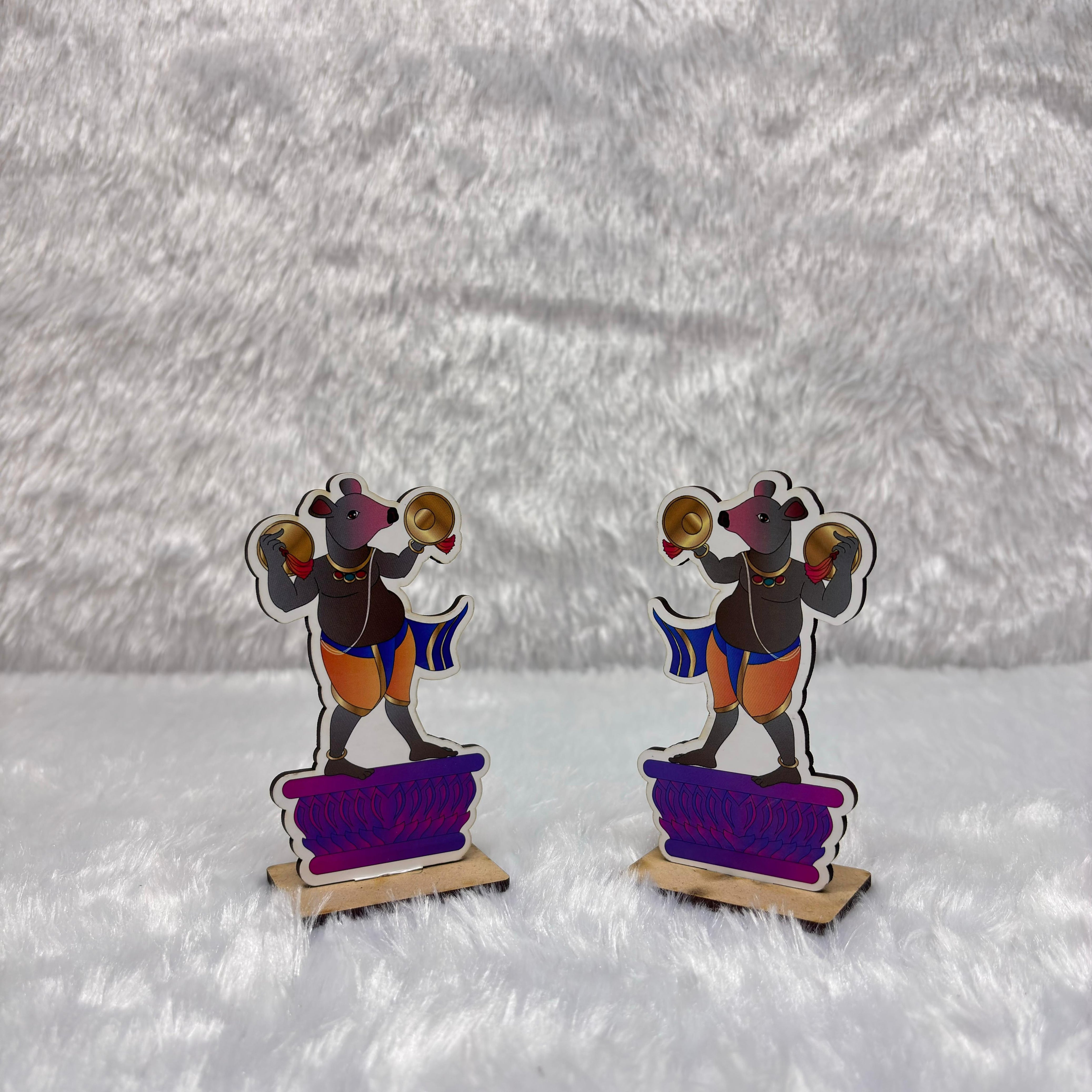 Ganpati Mushak Darbar (Set of 12)