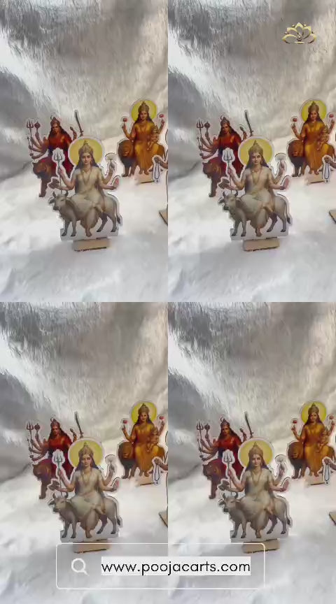 Nav Durga Wooden for Navratri Special Decoration (Set of 9)